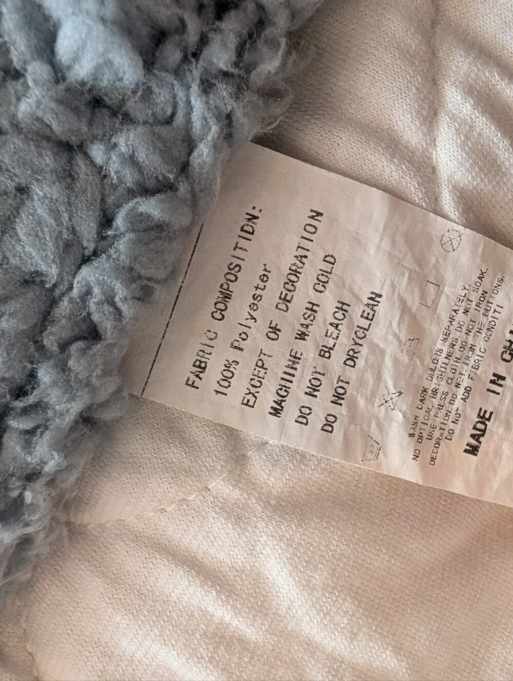 Cozy Light Blue Sherpa Baby Swaddle with Bear Hood